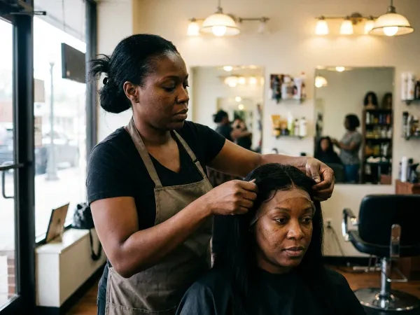 Glueless Wig Installation