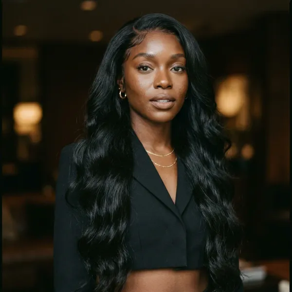 Raw Body Wave Human Hair Wig | Single Donor | HD Lace (5x5, 7x6, 13x4) – LovelyHair, alternate view
